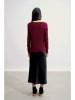 AUTHENTIC CASHMERE Kaschmir-Pullover "Epéna" in Bordeaux