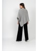 Perfect Cashmere Kasjmieren poncho "Georgia" grijs