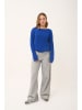 Just Cashmere Kasjmieren trui "Grace" blauw
