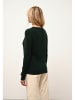 Just Cashmere Kasjmieren vest "Katharine" donkergroen