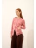 Just Cashmere Kasjmieren vest "Katharine" lichtroze
