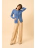 Just Cashmere Kaschmir-Cardigan "Katharine" in Blau