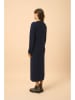 Just Cashmere Kaschmir-Kleid "Lina" in Dunkelblau