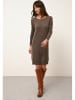 Just Cashmere Kaschmir-Kleid "Susan" in Braun