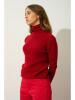 AUTHENTIC CASHMERE Kasjmieren coltrui "Suzie" rood