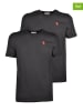 U.S. Polo Assn. 2er-Set: Shirts in Schwarz