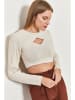Bianco Lucci Pullover in Beige