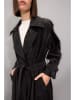 DeFacto Trenchcoat in Schwarz