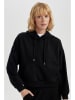 DeFacto Hoodie zwart