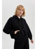DeFacto Hoodie zwart
