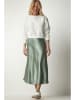 Happiness Istanbul Spódnica w kolorze zielonym