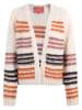 LIEBLINGSSTÜCK Cardigan in Creme/ Orange/ Braun