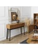 Rétro Chic Sidetable "Felix" lichtbruin - (B)100 x (H)80 x (D)35 cm
