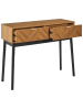 Rétro Chic Konsola "Felix" w kolorze jasnobrązowym - 100 x 80 x 35 cm
