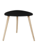 THE HOME DECO FACTORY Couchtisch in Schwarz/ Hellbraun - (B)48 x (H)46 cm