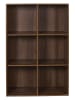Rétro Chic Standregal in Braun - (B)66,6 x (H)97,8 x (T)31,8 cm