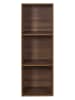 Rétro Chic Standregale in Braun - (B)34 x (H)97,8 x (T)31,8 cm
