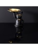 Rétro Chic Decoratief object "Bulldog" zwart/goudkleurig - (B)21,5 x (H)21 x (D)20,5 cm