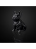 Rétro Chic Dekoobjekt "Bulldog" in Schwarz - (B)28 x (H)30 x (T)16 cm