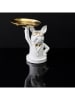 Rétro Chic Decoratief object "Bulldog" wit - (B)21 x (H)21 x (D)18 cm