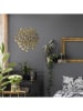 Rétro Chic Wanddekoration in Gold - (T)0,5 x Ø 48,5 cm