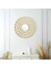 Rétro Chic Spiegel ''Ajoure'' in Gold - Ø 70 cm