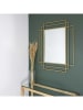 Rétro Chic Wandspiegel in Gold - (B)97 x (H)70 cm