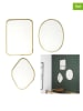 Rétro Chic 3-delige set: spiegels goudkleurig