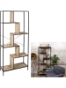 Ethnical Life Regał "Edison" w kolorze brązowo-czarnym - 80 x 180 x 30 cm