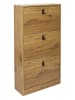 DOCK avenue Schoenenkast naturel - (B)63 x (H)117 x (D)24 cm