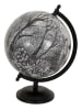 Ethnical Life Globus "Black forest" w kolorze czarno-białym - wys. 31 x Ø 21 cm