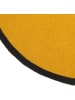 Rétro Chic Katoenen tapijt geel - Ø 120 cm