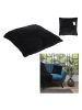 Rétro Chic Kissen in Schwarz - (L)40 x (B)40 cm