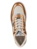 s.Oliver Sneakers wit/lichtblauw/lichtbruin