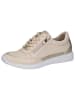 Caprice Leren sneakers beige/goudkleurig