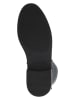 Caprice Leder-Boots in Schwarz