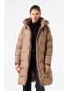 Garcia Płaszcz zimowy w kolorze jasnobrązowym