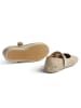 Wheat Leder-Ballerinas in Gold