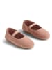 Wheat Ballerina's met bandje "Rosen" lichtroze