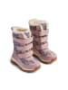 Wheat Leren winterboots "Airy Tex" lichtroze/blauw
