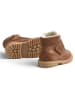 Wheat Leder-Winterboots in Hellbraun