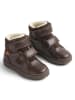 Wheat Leder-Winterboots in Braun