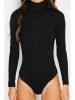 ASSUILI Kaszmirowe body w kolorze czarnym