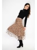 ASSUILI Spódnica w kolorze jasnobrązowym