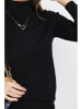 ASSUILI Rollkragenpullover in Schwarz