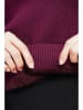 ASSUILI Rollkragenpullover in Bordeaux