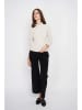 ASSUILI Pullover in Creme