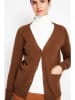 ASSUILI Cardigan in Braun