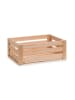 Zeller Aufbewahrungskiste in Natur - (B)40 x (H)30 x (T)15 cm