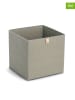 Zeller 2er-Set: Aufbewahrungsboxen in Khaki - (B)32 x (H)32 x (T)32 cm